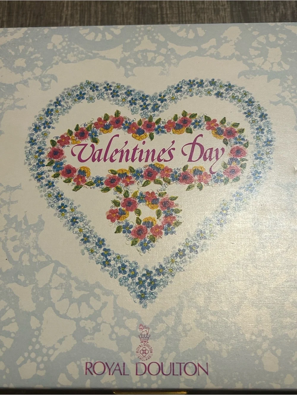 1976 Valentine's Day Royal Doulton Collector Plate with Original Box